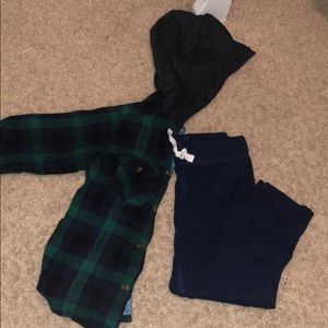 Two 18 month outfits long sleeves and sweatpants